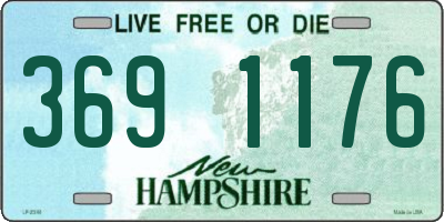 NH license plate 3691176