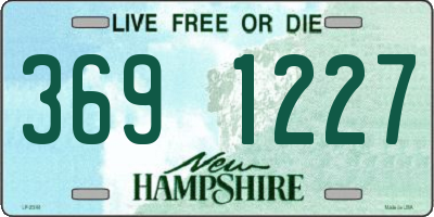 NH license plate 3691227