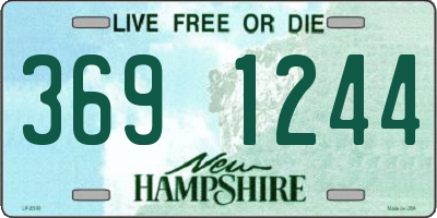 NH license plate 3691244