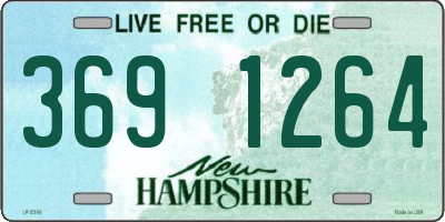 NH license plate 3691264