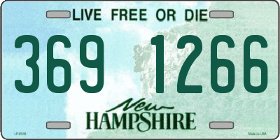 NH license plate 3691266