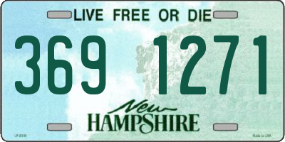 NH license plate 3691271