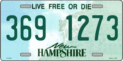 NH license plate 3691273