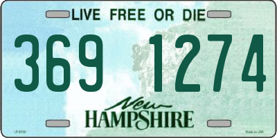 NH license plate 3691274