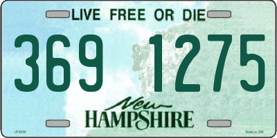 NH license plate 3691275