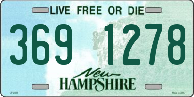 NH license plate 3691278