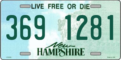 NH license plate 3691281