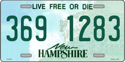 NH license plate 3691283