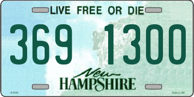 NH license plate 3691300