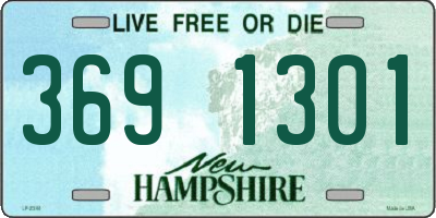 NH license plate 3691301