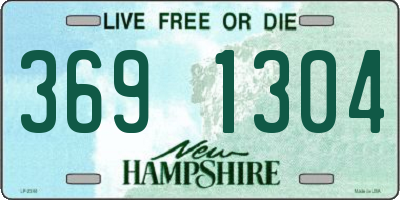 NH license plate 3691304