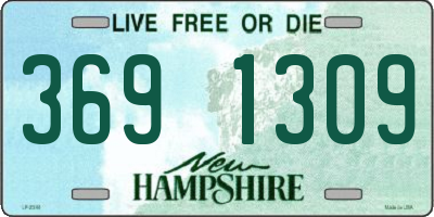 NH license plate 3691309
