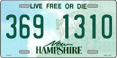 NH license plate 3691310