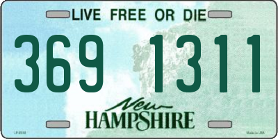 NH license plate 3691311