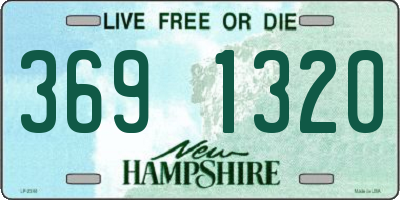 NH license plate 3691320