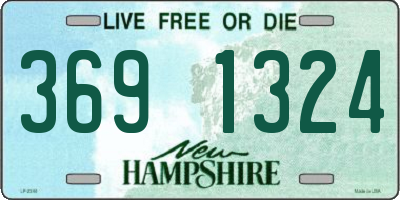 NH license plate 3691324