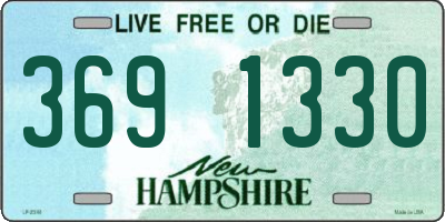 NH license plate 3691330