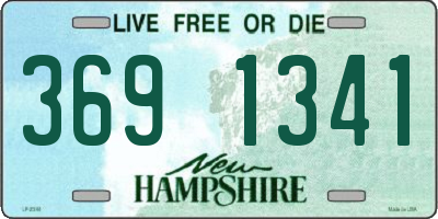 NH license plate 3691341