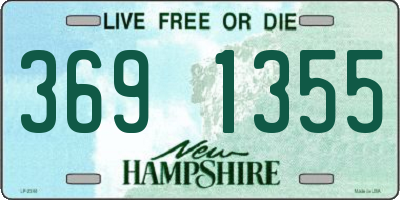 NH license plate 3691355
