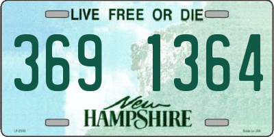 NH license plate 3691364