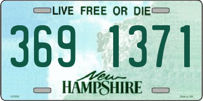 NH license plate 3691371