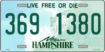 NH license plate 3691380