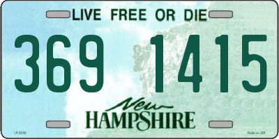 NH license plate 3691415