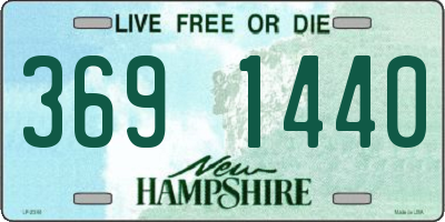 NH license plate 3691440