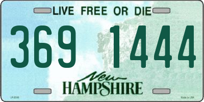 NH license plate 3691444