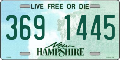 NH license plate 3691445
