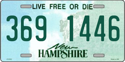NH license plate 3691446