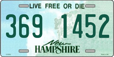 NH license plate 3691452