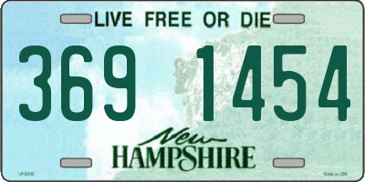 NH license plate 3691454