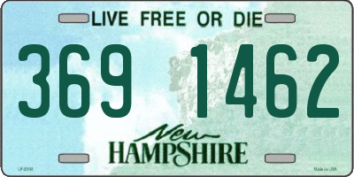 NH license plate 3691462