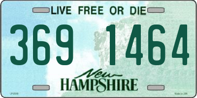 NH license plate 3691464