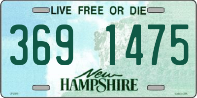 NH license plate 3691475