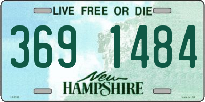NH license plate 3691484