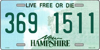 NH license plate 3691511