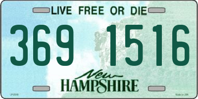 NH license plate 3691516