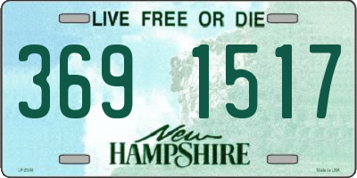 NH license plate 3691517