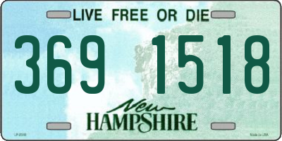 NH license plate 3691518