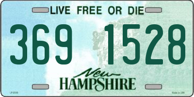 NH license plate 3691528