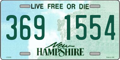 NH license plate 3691554