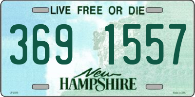 NH license plate 3691557