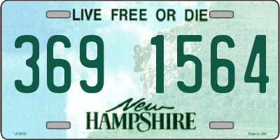 NH license plate 3691564