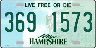 NH license plate 3691573