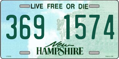 NH license plate 3691574