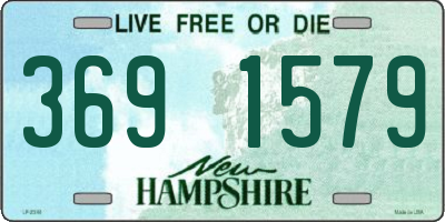 NH license plate 3691579