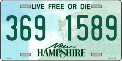 NH license plate 3691589
