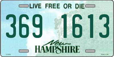 NH license plate 3691613